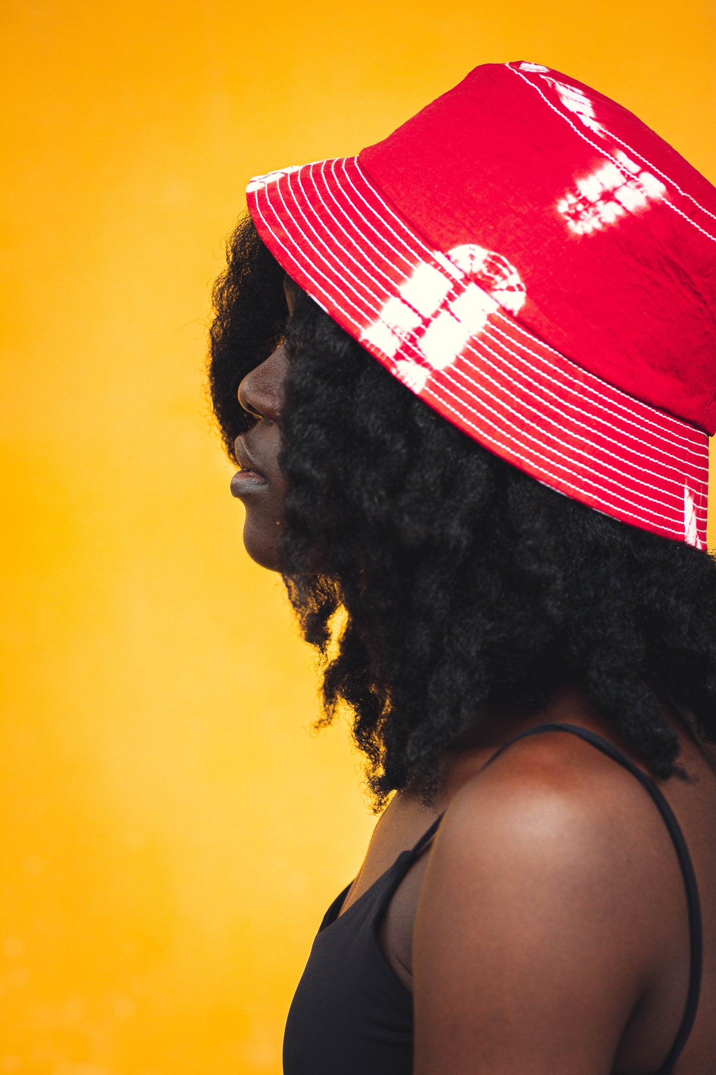 Red Batik Bucket Hat