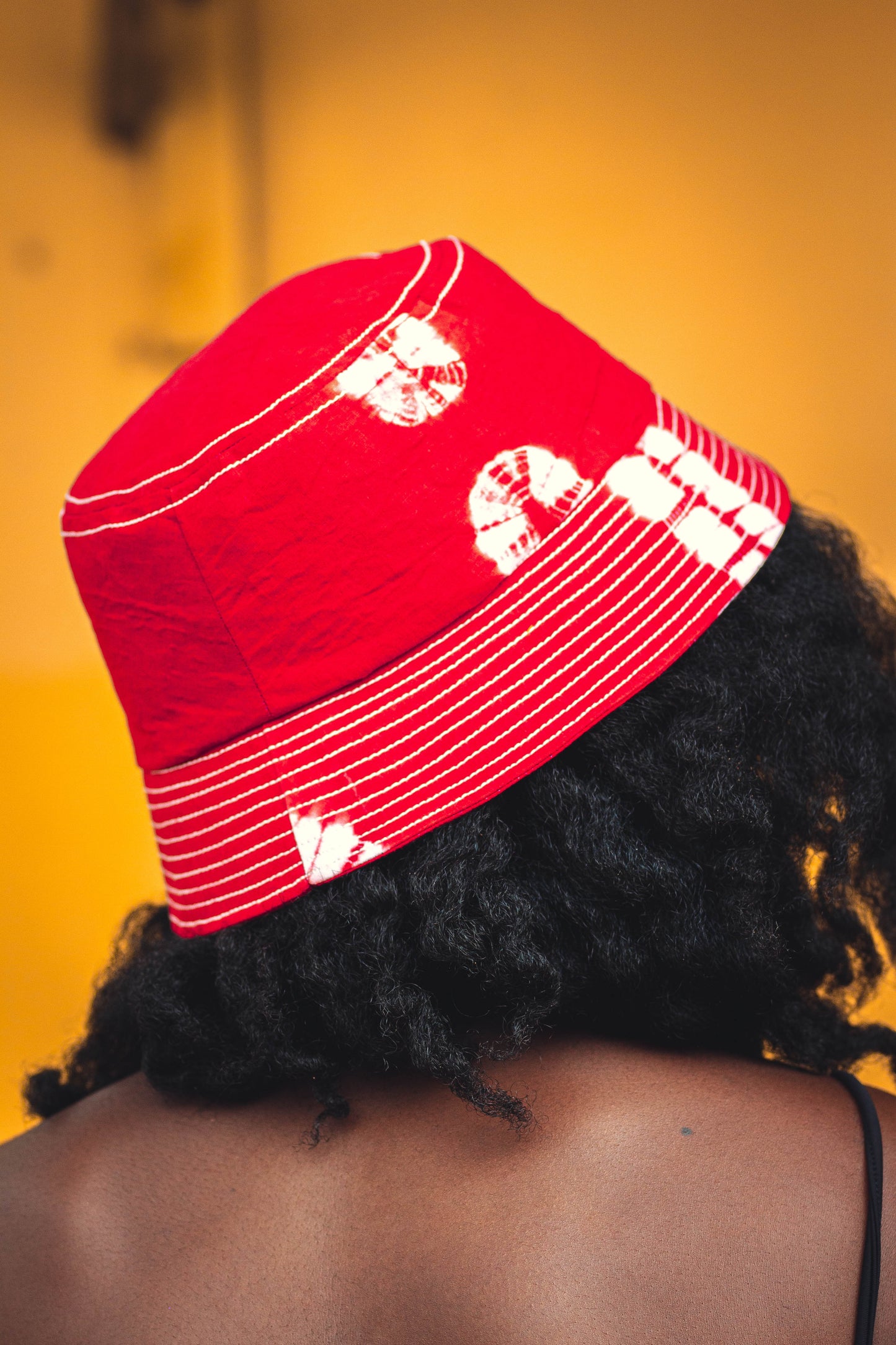 Red Batik Bucket Hat