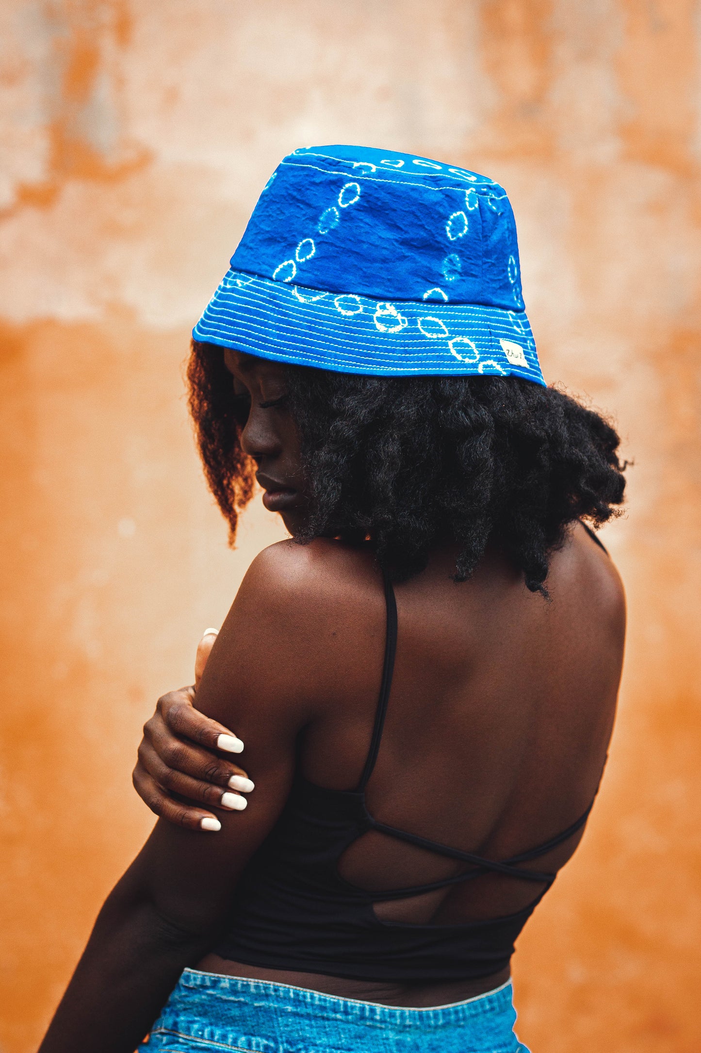 Blue Batik Bucket Hat