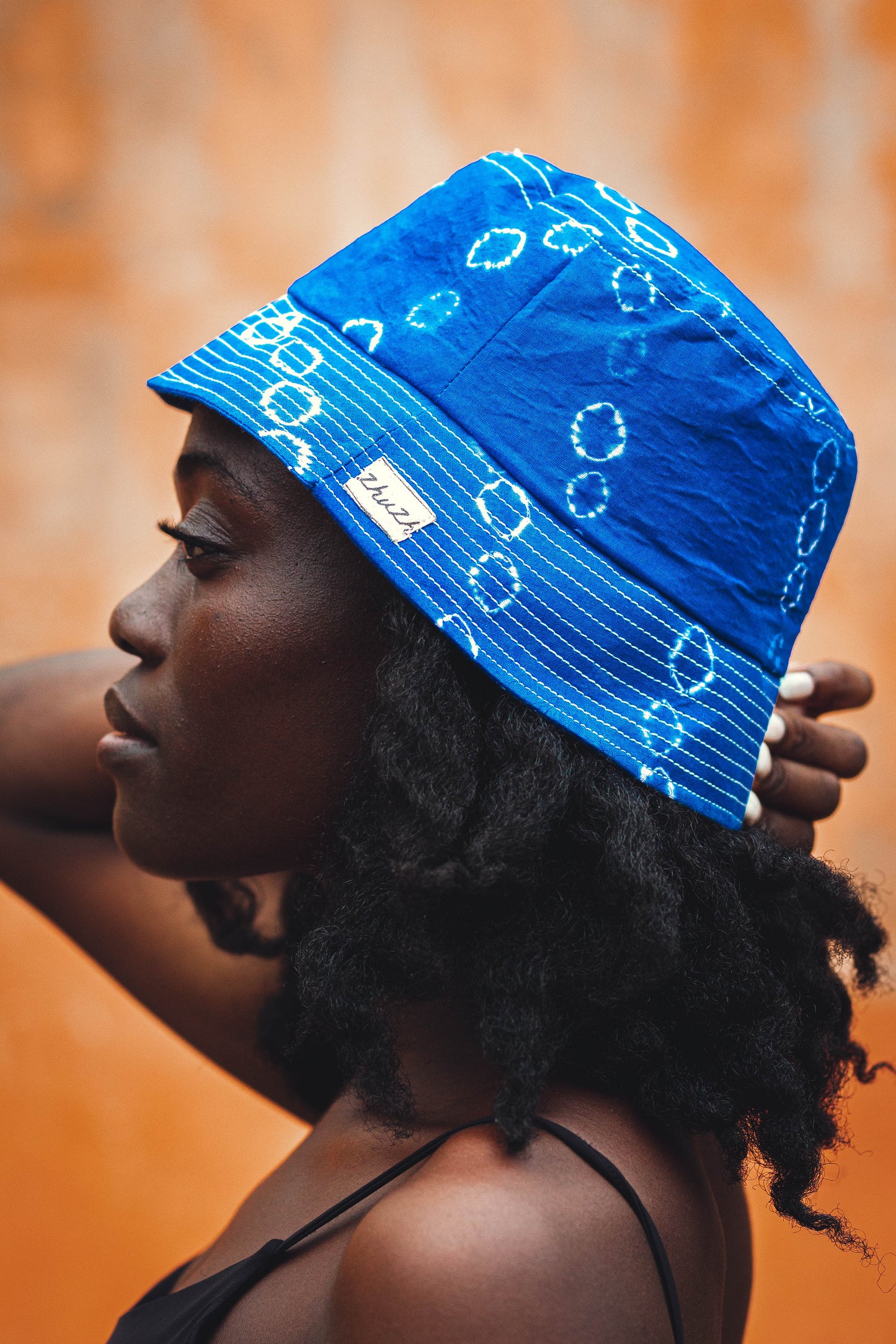 Blue Batik Bucket Hat