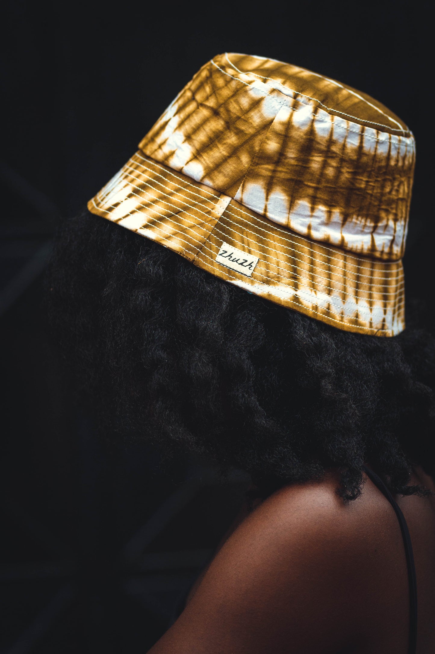 Yellow Batik Bucket Hat
