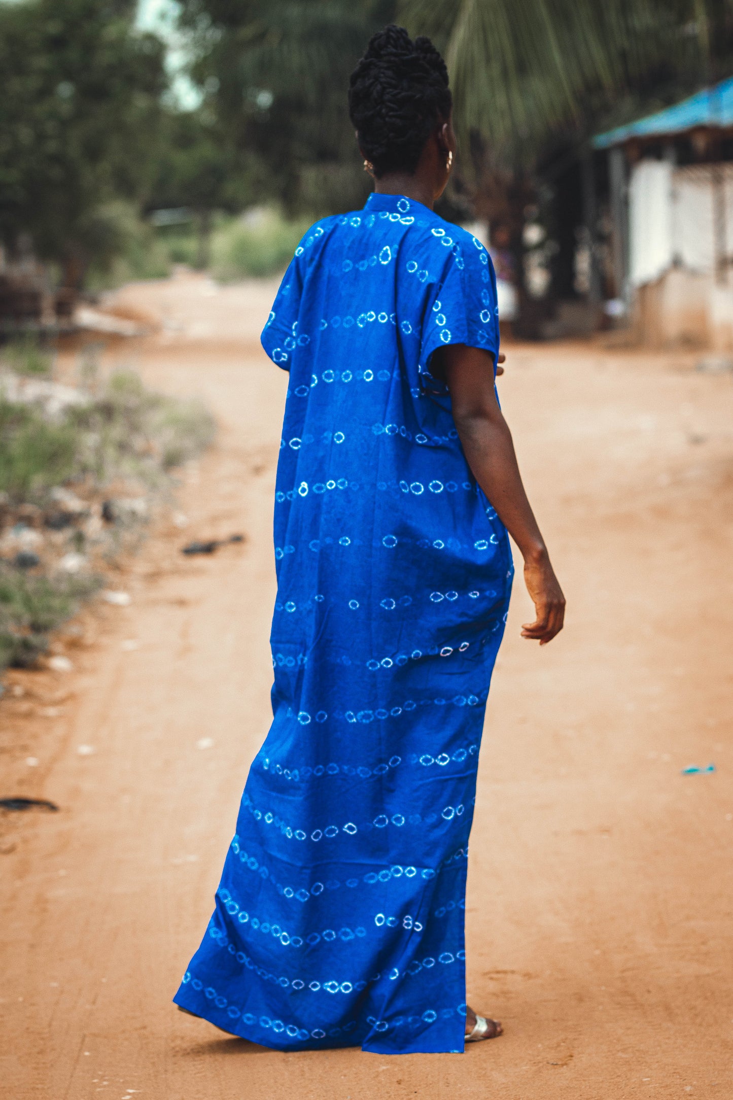 Blue Batik Boubou