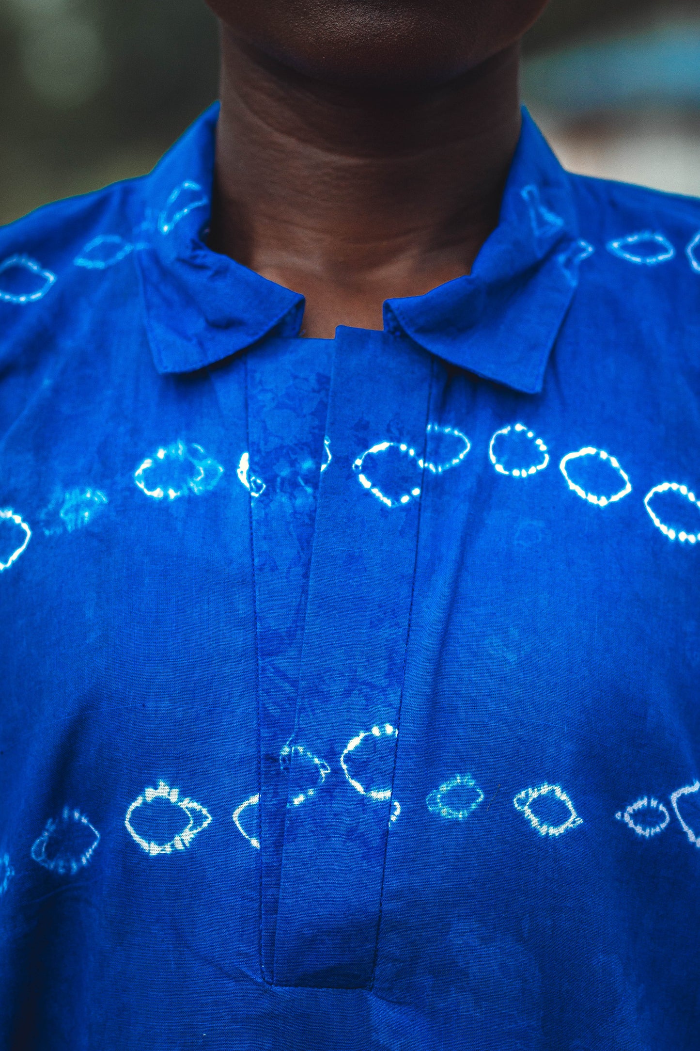 Blue Batik Boubou