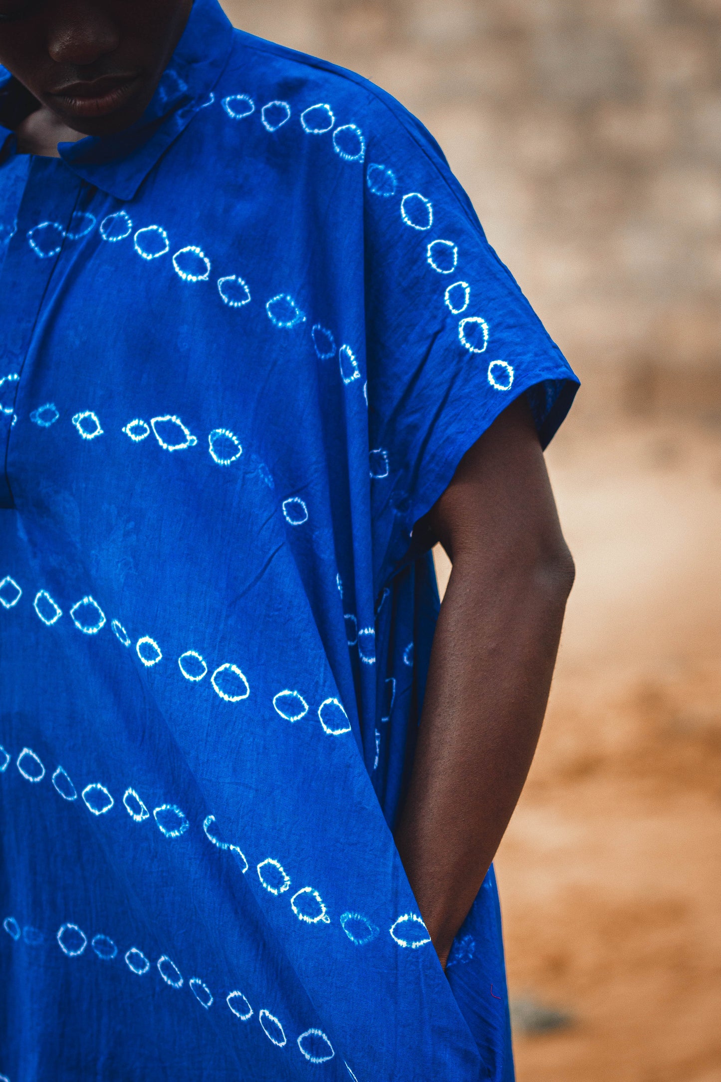 Blue Batik Boubou