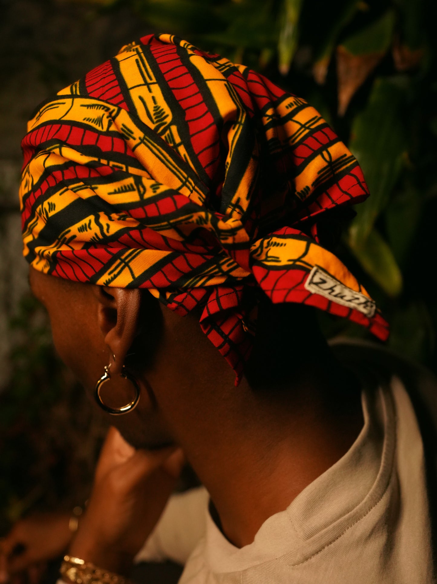 Red Bamboo Bandana